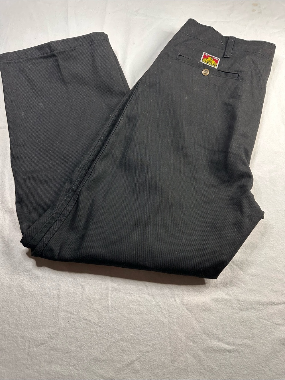 Ben Davis Black Workwear Jacket with Branded Patch